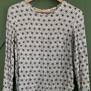 Geometric pattens blouse